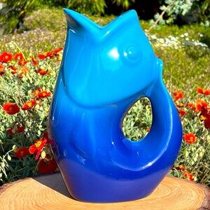 Large Ombré Cobalt GurglePot